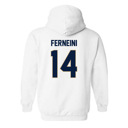 GWU - NCAA Men's Water Polo : Anthony Ferneini - Classic Fashion Shersey Hooded Sweatshirt-1