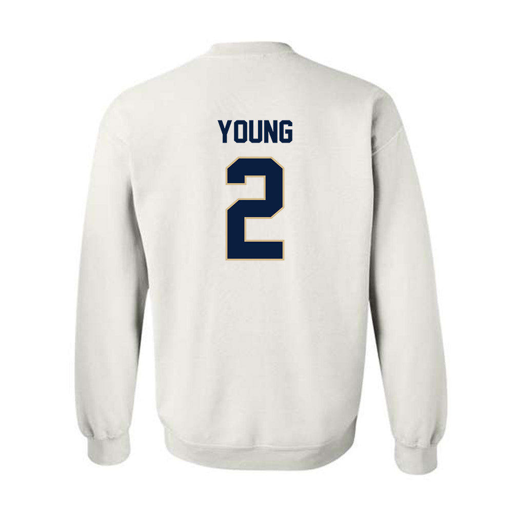 GWU - NCAA Baseball : Brett Young - Classic Fashion Shersey Crewneck Sweatshirt-1