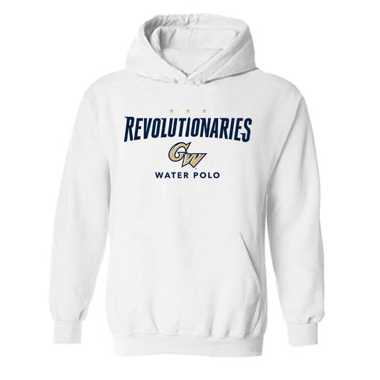 GWU - NCAA Men's Water Polo : Yam Kabakov - Classic Fashion Shersey Hooded Sweatshirt-0