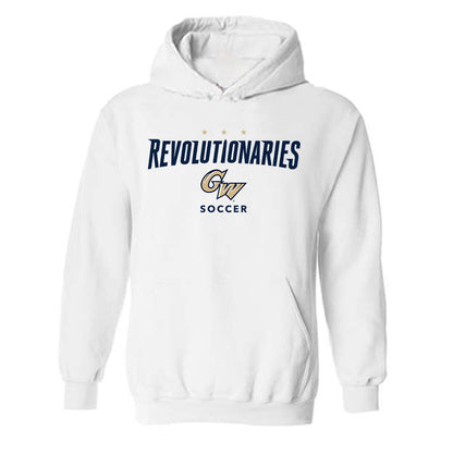 GWU - NCAA Men's Soccer : Diego Pena - Classic Fashion Shersey Hooded Sweatshirt-0