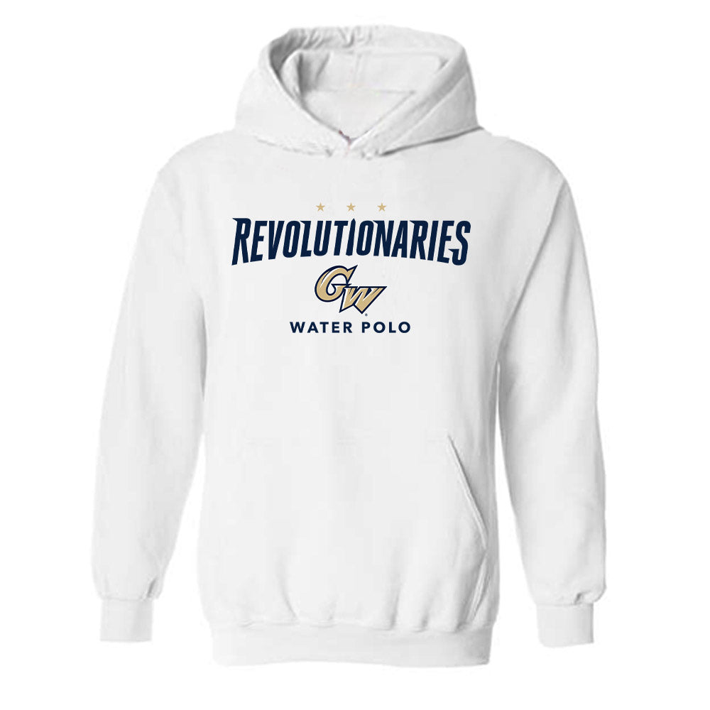 GWU - NCAA Men's Water Polo : Anthony Ferneini - Classic Fashion Shersey Hooded Sweatshirt-0