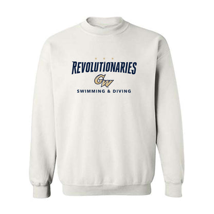 GWU - NCAA Men's Swimming & Diving : Shae Stratton - Classic Fashion Shersey Crewneck Sweatshirt-0