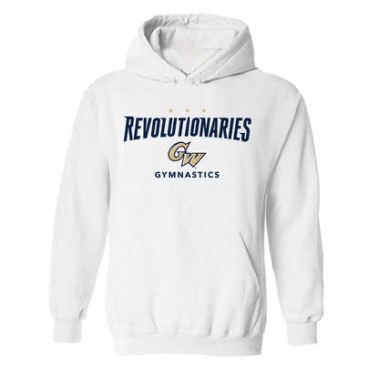 GWU - NCAA Women's Gymnastics : Maya Peters - Classic Fashion Shersey Hooded Sweatshirt-0