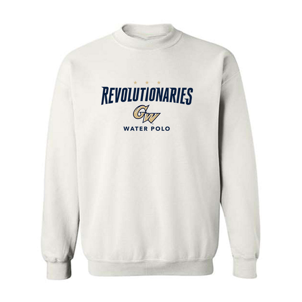 GWU - NCAA Men's Water Polo : Brian Amen - Classic Fashion Shersey Crewneck Sweatshirt-0