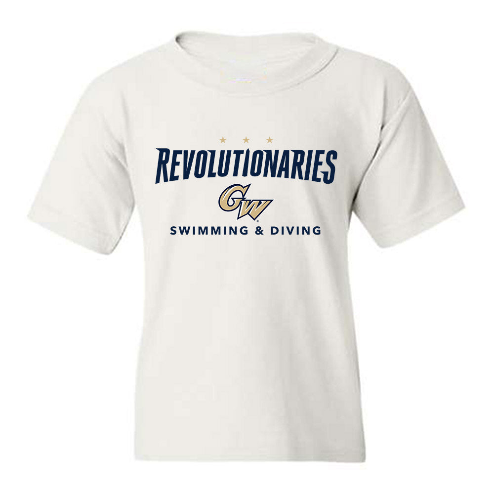 GWU - NCAA Men's Swimming & Diving : Shae Stratton - Classic Fashion Shersey Youth T-Shirt-0