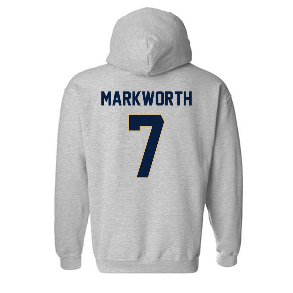 GWU - NCAA Women's Volleyball : Abby Markworth - Classic Fashion Shersey Hooded Sweatshirt-1