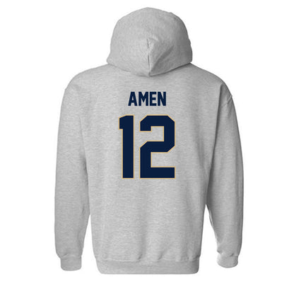 GWU - NCAA Men's Water Polo : Brian Amen - Classic Fashion Shersey Hooded Sweatshirt-1