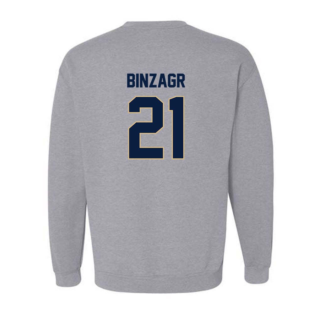GWU - NCAA Men's Basketball : Mohamed Binzagr - Classic Fashion Shersey Crewneck Sweatshirt-1