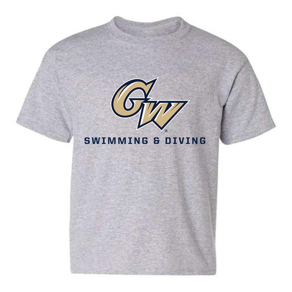 GWU - NCAA Men's Swimming & Diving : Gage Boushee - Classic Fashion Shersey Youth T-Shirt