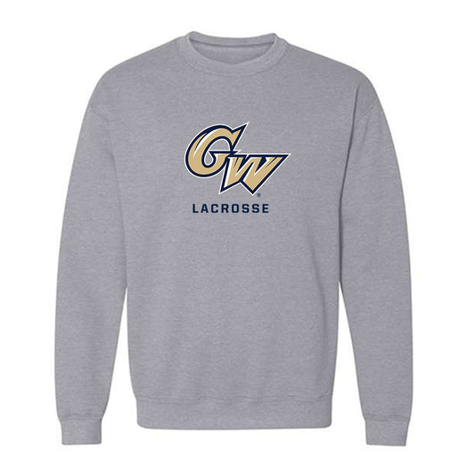 GWU - NCAA Women's Lacrosse : Riley Spalik - Classic Fashion Shersey Crewneck Sweatshirt-0