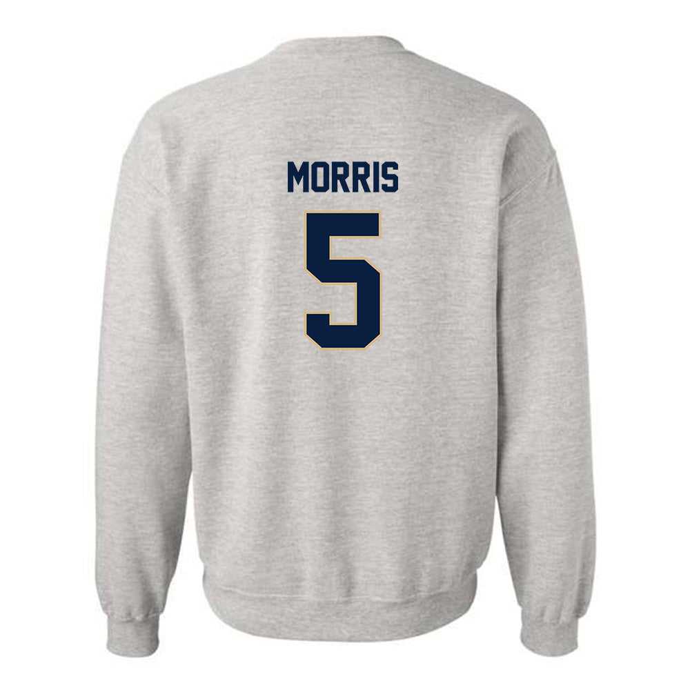GWU - NCAA Women's Basketball : Nya Morris - Classic Fashion Shersey Crewneck Sweatshirt-1