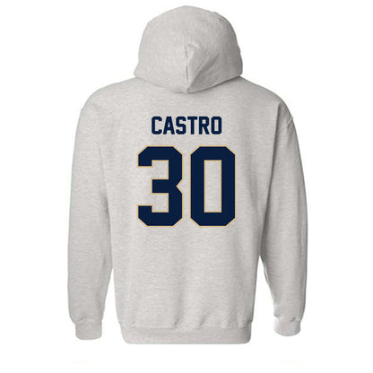 GWU - NCAA Men's Basketball : Rafael Castro - Classic Fashion Shersey Hooded Sweatshirt-1