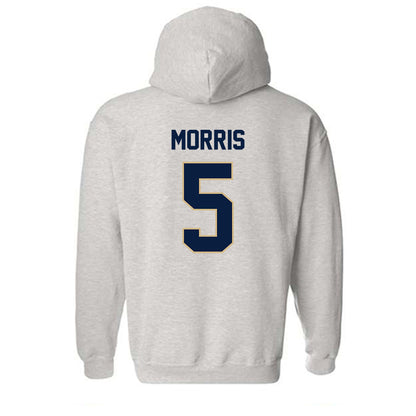 GWU - NCAA Women's Basketball : Nya Morris - Classic Fashion Shersey Hooded Sweatshirt-1
