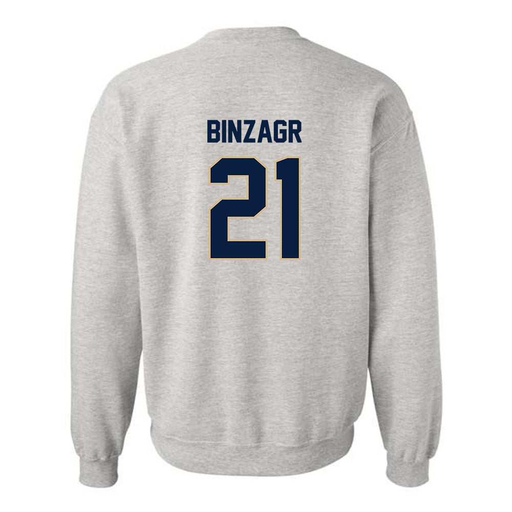 GWU - NCAA Men's Basketball : Mohamed Binzagr - Classic Fashion Shersey Crewneck Sweatshirt-1