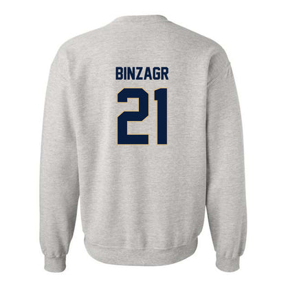 GWU - NCAA Men's Basketball : Mohamed Binzagr - Classic Fashion Shersey Crewneck Sweatshirt-1