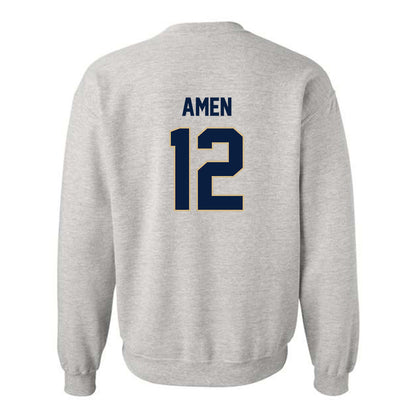 GWU - NCAA Men's Water Polo : Brian Amen - Classic Fashion Shersey Crewneck Sweatshirt-1