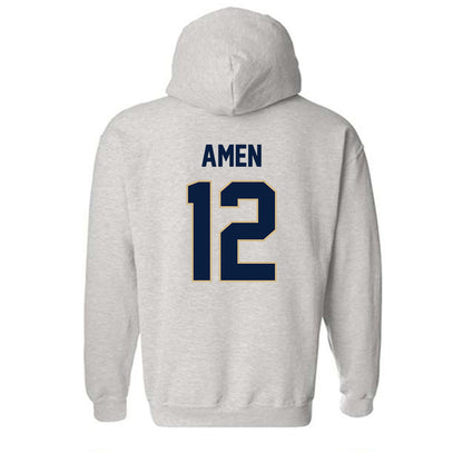 GWU - NCAA Men's Water Polo : Brian Amen - Classic Fashion Shersey Hooded Sweatshirt-1