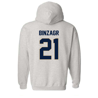 GWU - NCAA Men's Basketball : Mohamed Binzagr - Classic Fashion Shersey Hooded Sweatshirt-1