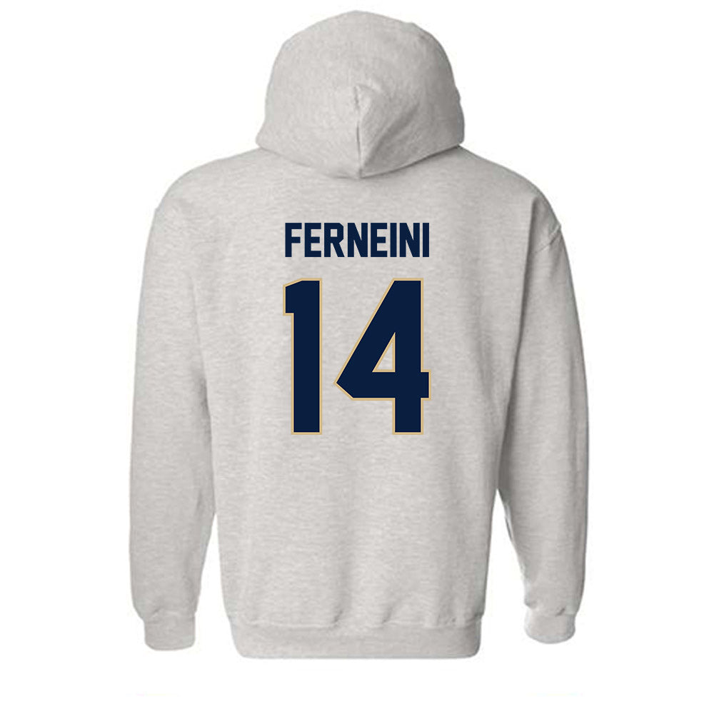 GWU - NCAA Men's Water Polo : Anthony Ferneini - Classic Fashion Shersey Hooded Sweatshirt-1