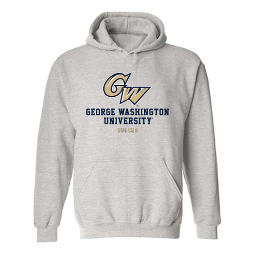 GWU - NCAA Women's Soccer : Kate McGrath - Classic Fashion Shersey Hooded Sweatshirt-0