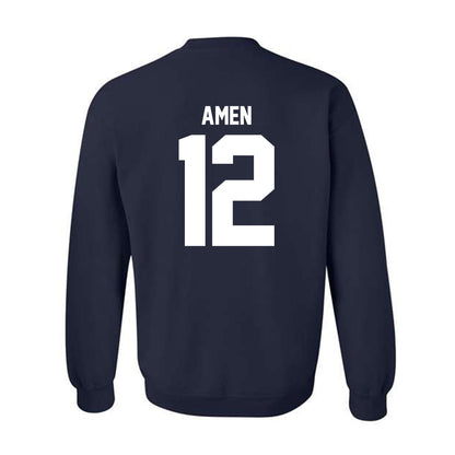 GWU - NCAA Men's Water Polo : Brian Amen - Classic Fashion Shersey Crewneck Sweatshirt-1