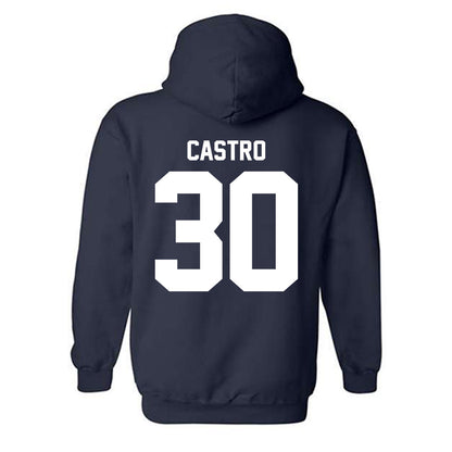 GWU - NCAA Men's Basketball : Rafael Castro - Classic Fashion Shersey Hooded Sweatshirt-1