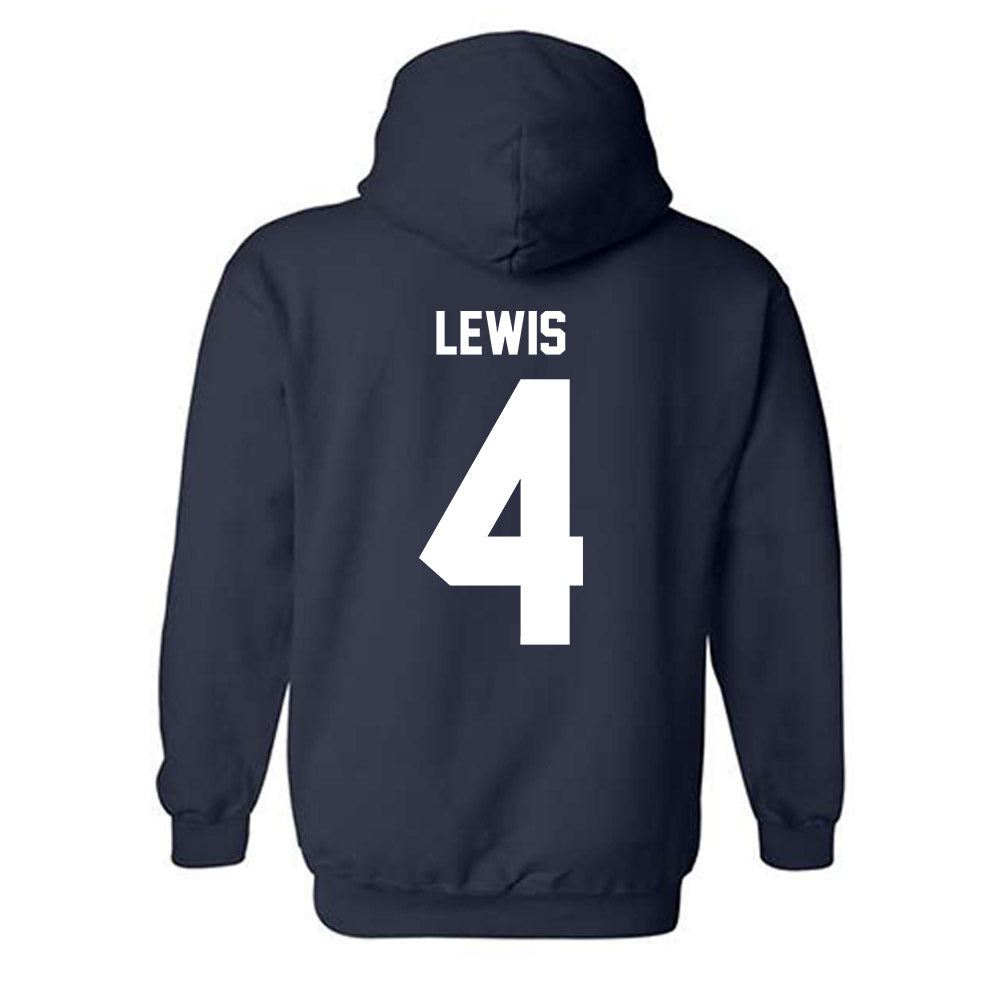 GWU - NCAA Women's Basketball : Sara Lewis - Classic Fashion Shersey Hooded Sweatshirt-1