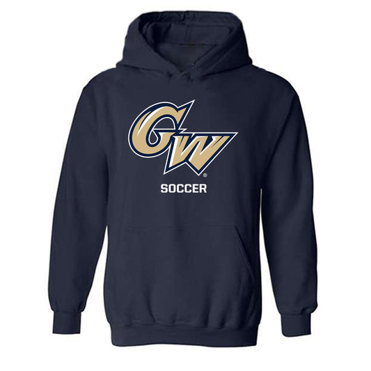 GWU - NCAA Women's Soccer : Kate McGrath - Classic Fashion Shersey Hooded Sweatshirt-0
