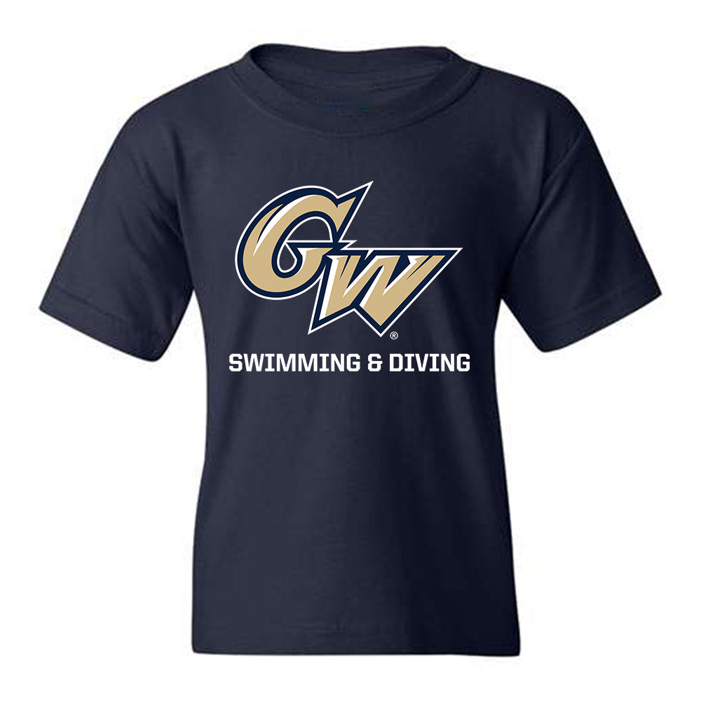 GWU - NCAA Men's Swimming & Diving : Gage Boushee - Classic Fashion Shersey Youth T-Shirt