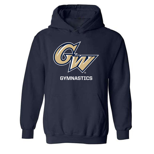 GWU - NCAA Women's Gymnastics : Alexa Chuy - Classic Fashion Shersey Hooded Sweatshirt-0