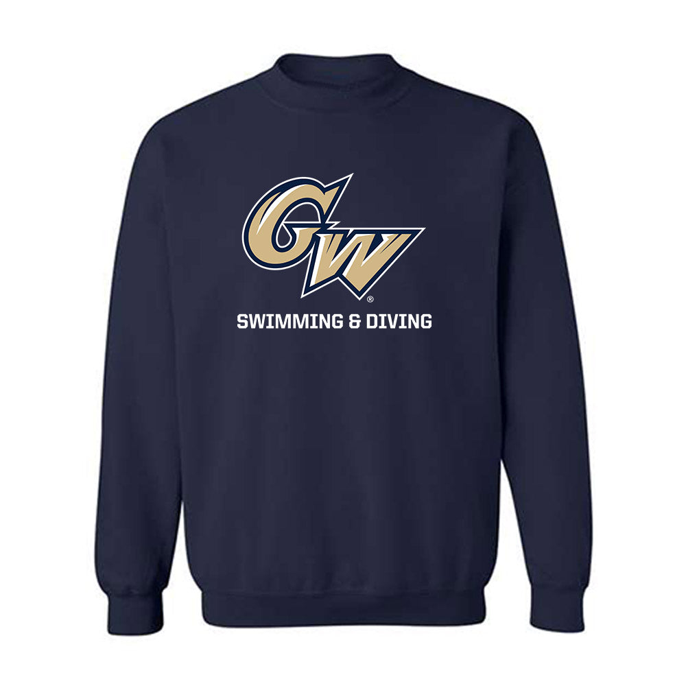 GWU - NCAA Men's Swimming & Diving : Gage Boushee - Classic Fashion Shersey Crewneck Sweatshirt
