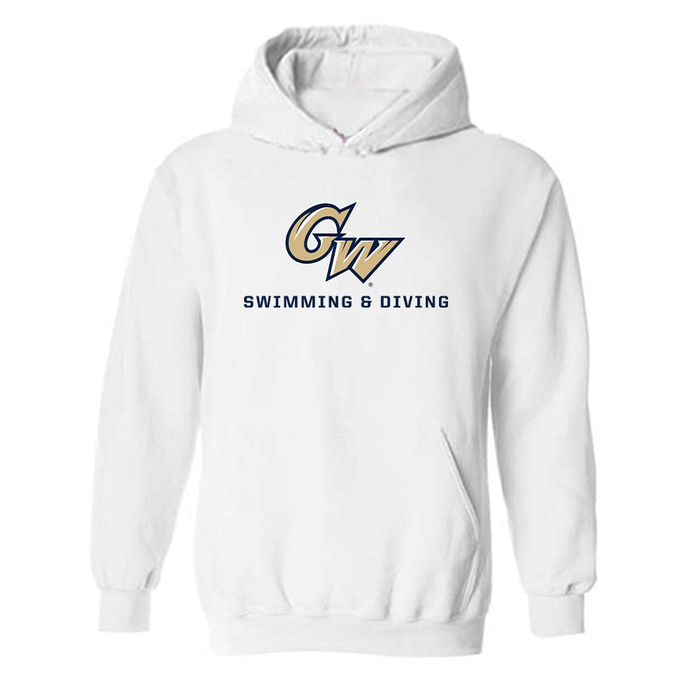 GWU - NCAA Men's Swimming & Diving : Eldad Zamir - Classic Shersey Hooded Sweatshirt-0