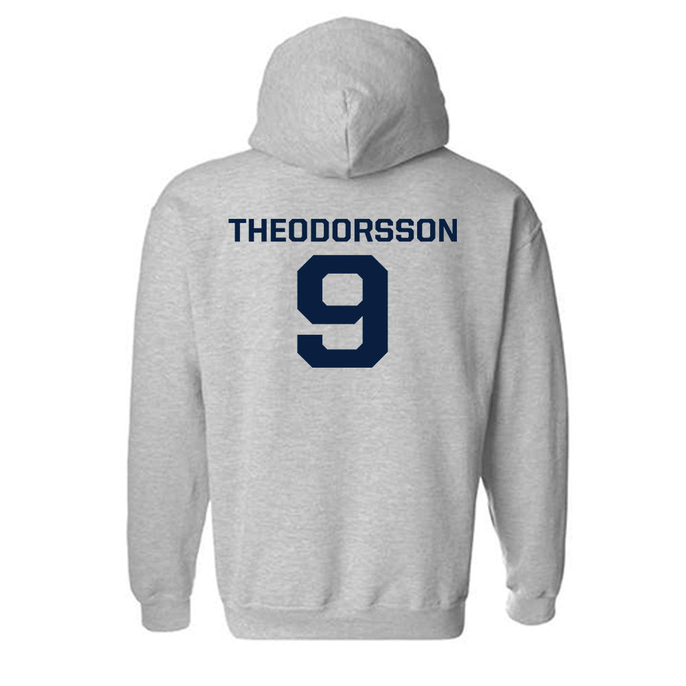 GWU - NCAA Women's Basketball : Emma Theodorsson - Classic Shersey Hooded Sweatshirt-1
