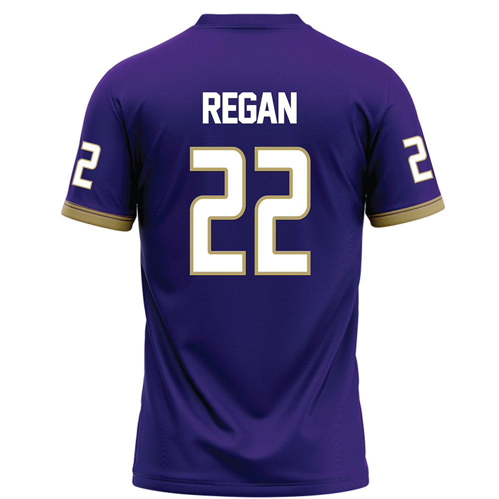 JMU - NCAA Football : Chase Regan - Purple Football Jersey-1