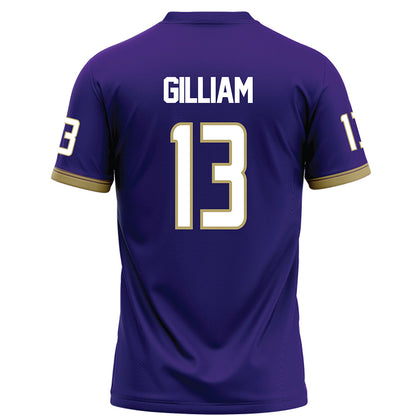JMU - NCAA Football : Kacey Gilliam - Purple Football Jersey-1