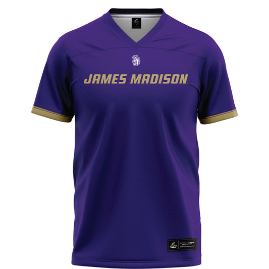 JMU - NCAA Football : Camden Coleman - Purple Football Jersey-0