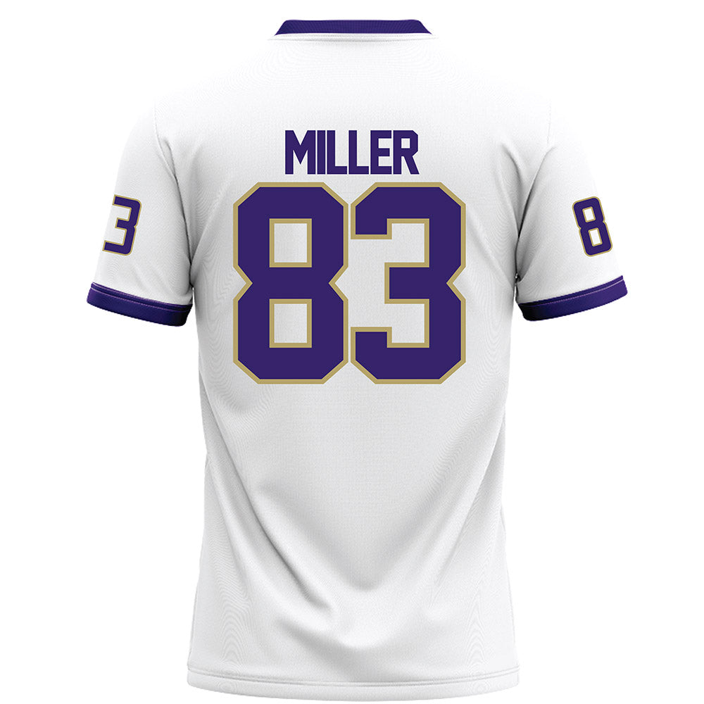 JMU - NCAA Football : Chase Miller - White Football Jersey-1
