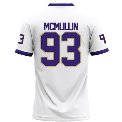 JMU - NCAA Football : Mychal McMullin - White Football Jersey-1