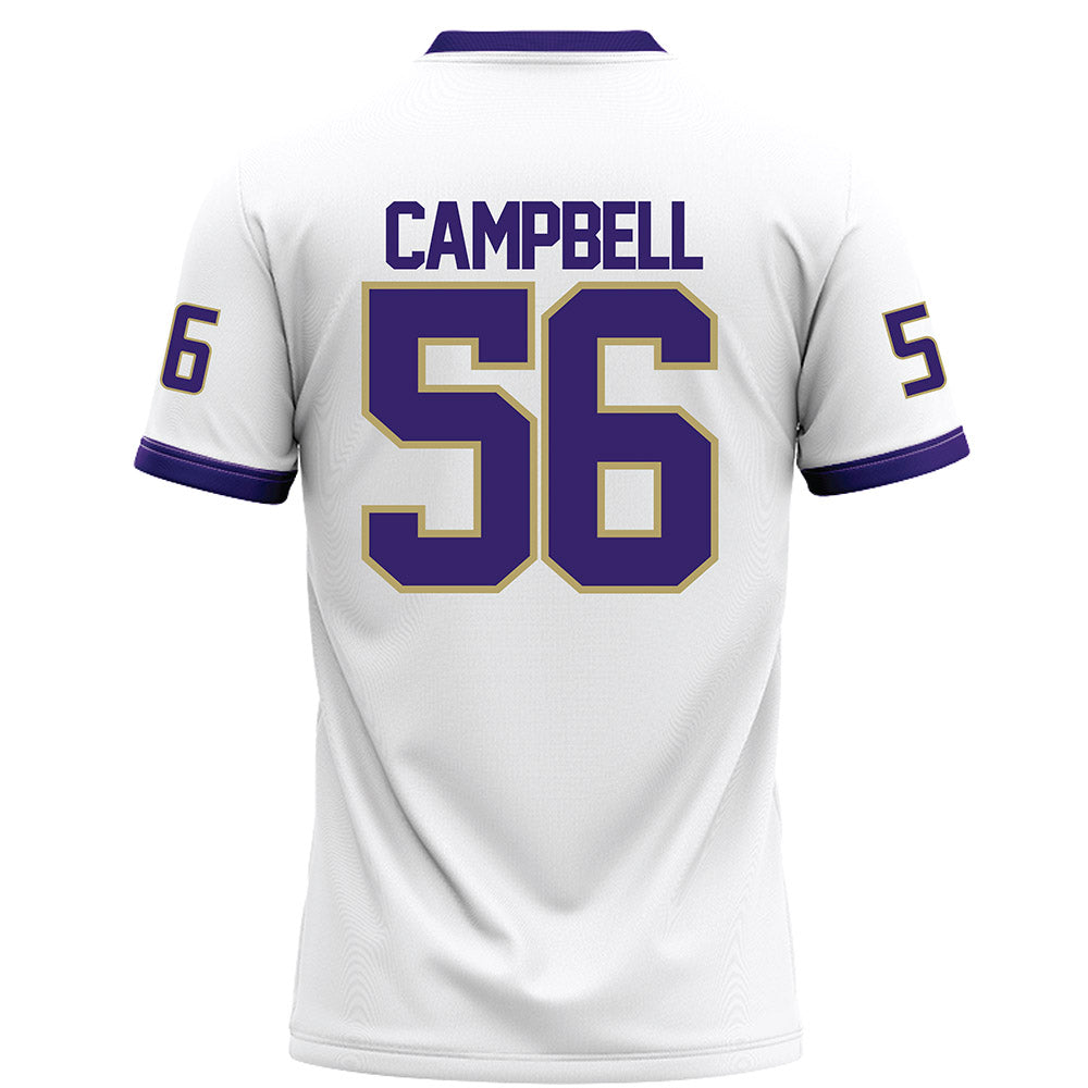 JMU - NCAA Football : JaKobe Campbell - White Football Jersey-1