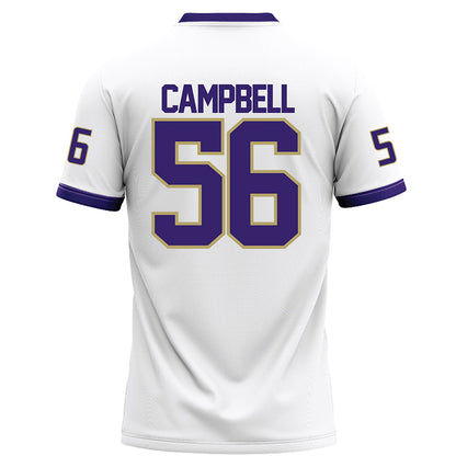 JMU - NCAA Football : JaKobe Campbell - White Football Jersey-1