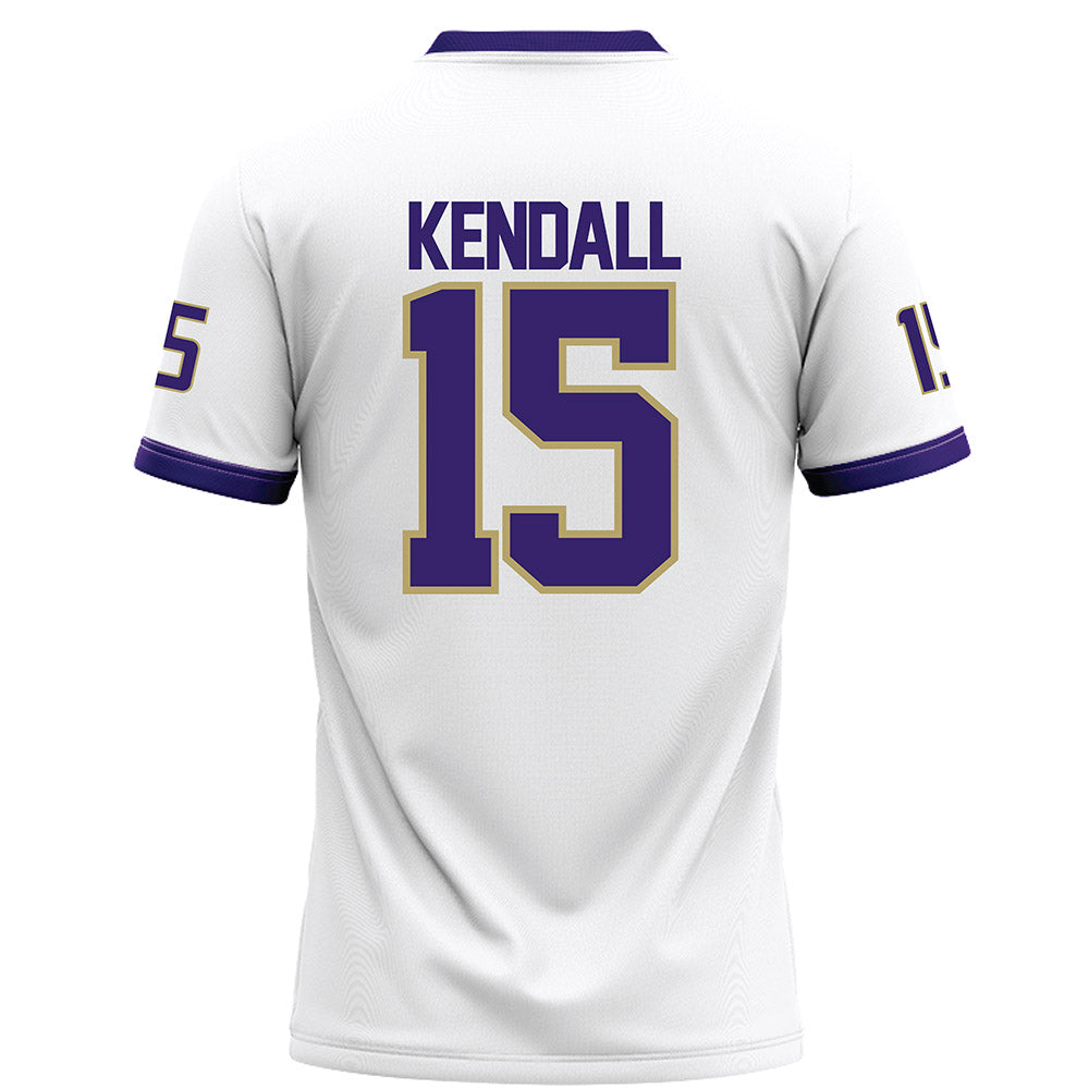 JMU - NCAA Football : Blake Kendall - White Football Jersey-1