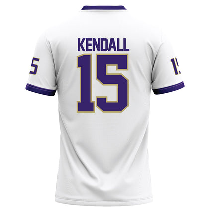 JMU - NCAA Football : Blake Kendall - White Football Jersey-1