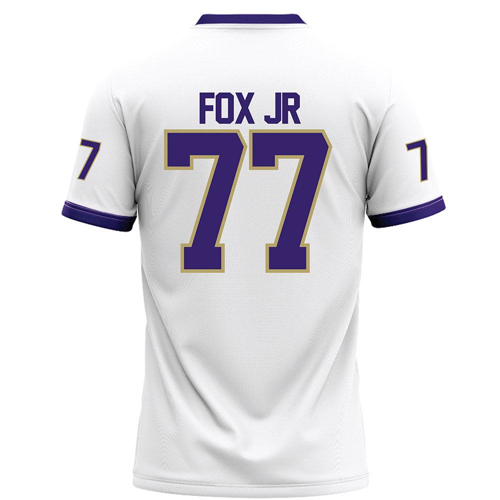 JMU - NCAA Football : Daniel Fox JR - White Football Jersey-1