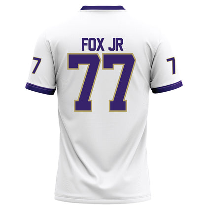 JMU - NCAA Football : Daniel Fox JR - White Football Jersey-1