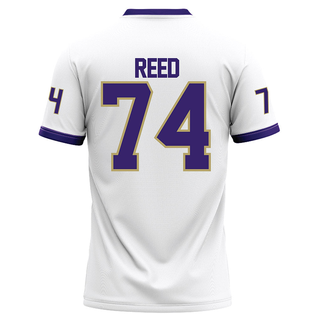 JMU - NCAA Football : Sani Reed - White Football Jersey-1