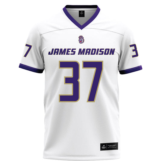 JMU - NCAA Football : Hayden Ross - White Football Jersey-0