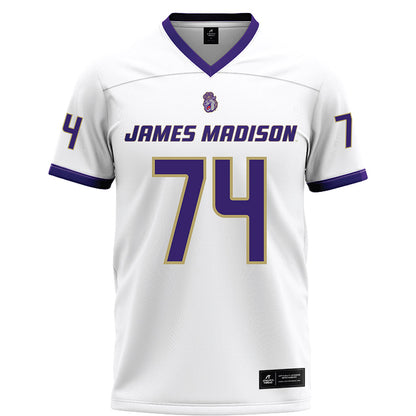 JMU - NCAA Football : Sani Reed - White Football Jersey-0