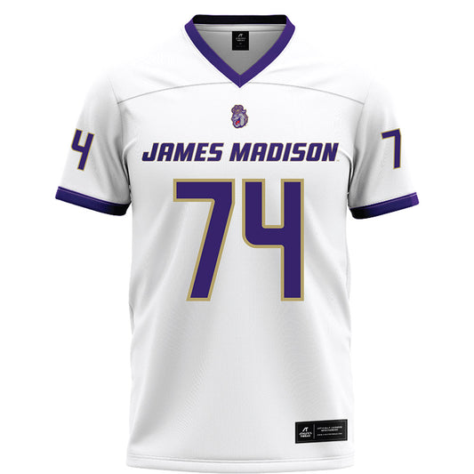 JMU - NCAA Football : Sani Reed - White Football Jersey-0