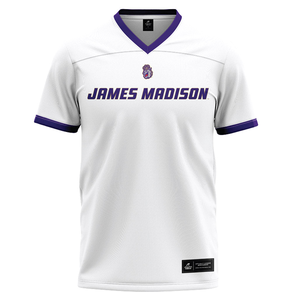 JMU - NCAA Football : Camden Coleman - White Football Jersey-0