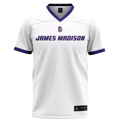JMU - NCAA Football : Camden Coleman - White Football Jersey-0